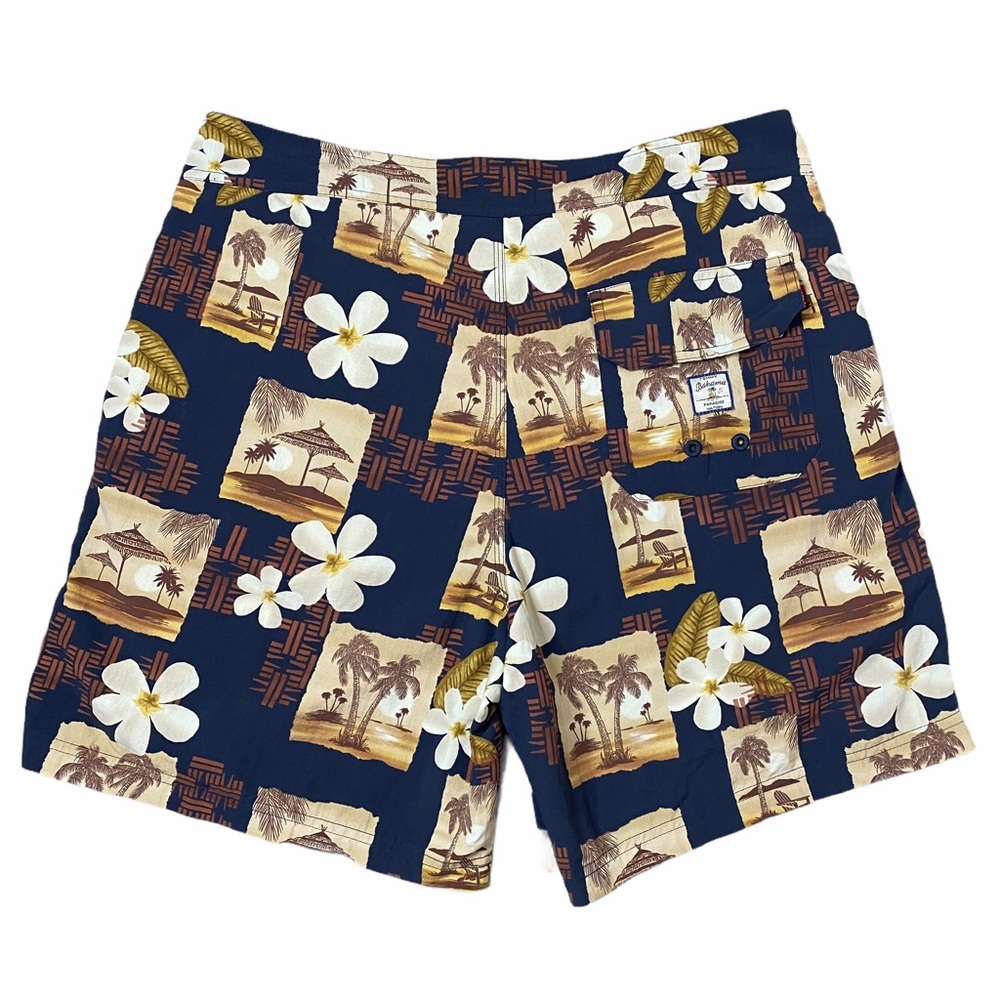 Tommy Bahama Tropical Print Swim Trunks Size Large - Picture 2 of 8